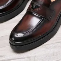 $100.00 USD Prada Leather Shoes For Men #1416116
