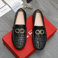 $76.00 USD Salvatore Ferragamo Leather Shoes For Men #1416442