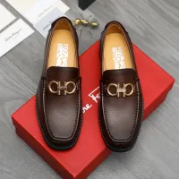 $98.00 USD Salvatore Ferragamo Leather Shoes For Men #1416447