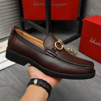 $98.00 USD Salvatore Ferragamo Leather Shoes For Men #1416447