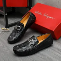 $76.00 USD Salvatore Ferragamo Leather Shoes For Men #1416523