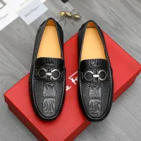 $76.00 USD Salvatore Ferragamo Leather Shoes For Men #1416526