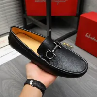 $76.00 USD Salvatore Ferragamo Leather Shoes For Men #1416529