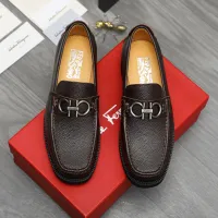 $96.00 USD Salvatore Ferragamo Leather Shoes For Men #1416536