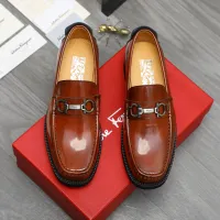 $96.00 USD Salvatore Ferragamo Leather Shoes For Men #1416541