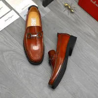 $96.00 USD Salvatore Ferragamo Leather Shoes For Men #1416541