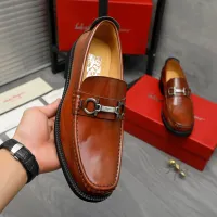 $96.00 USD Salvatore Ferragamo Leather Shoes For Men #1416541