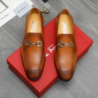 $88.00 USD Salvatore Ferragamo Leather Shoes For Men #1416542
