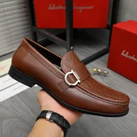 $88.00 USD Salvatore Ferragamo Leather Shoes For Men #1416546