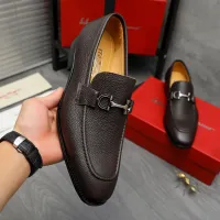 $88.00 USD Salvatore Ferragamo Leather Shoes For Men #1416552