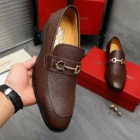 $88.00 USD Salvatore Ferragamo Leather Shoes For Men #1416556