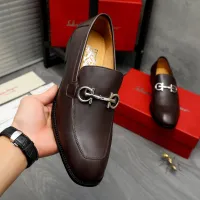 $88.00 USD Salvatore Ferragamo Leather Shoes For Men #1416560