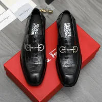 $88.00 USD Salvatore Ferragamo Leather Shoes For Men #1416565