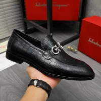 $88.00 USD Salvatore Ferragamo Leather Shoes For Men #1416565