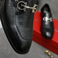 $88.00 USD Salvatore Ferragamo Leather Shoes For Men #1416565