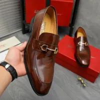 $88.00 USD Salvatore Ferragamo Leather Shoes For Men #1416566