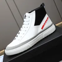 $85.00 USD Prada High Top Shoes For Men #1417142