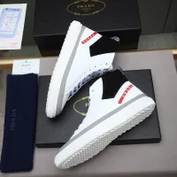 $85.00 USD Prada High Top Shoes For Men #1417142