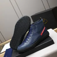 $85.00 USD Prada High Top Shoes For Men #1417144