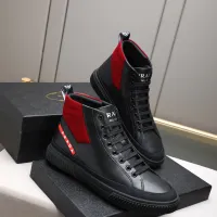 $85.00 USD Prada High Top Shoes For Men #1417145
