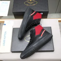 $85.00 USD Prada High Top Shoes For Men #1417145
