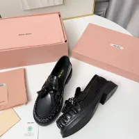 $108.00 USD MIU MIU Leather Shoes For Women #1417427