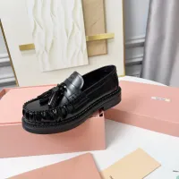 $108.00 USD MIU MIU Leather Shoes For Women #1417427