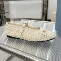 $122.00 USD Prada Flat Shoes For Women #1417564