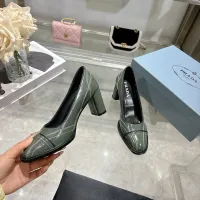 $105.00 USD Prada High-heeled Shoes For Women #1417578