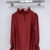 $85.00 USD Christian Dior Shirts Long Sleeved For Women #1417748