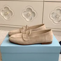 $105.00 USD Prada Leather Shoes For Women #1417843