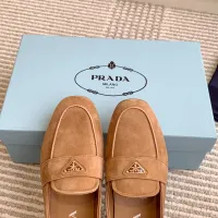 $105.00 USD Prada Leather Shoes For Women #1417845