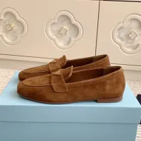 $105.00 USD Prada Leather Shoes For Women #1417849