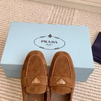 $105.00 USD Prada Leather Shoes For Women #1417849