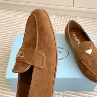 $105.00 USD Prada Leather Shoes For Women #1417849