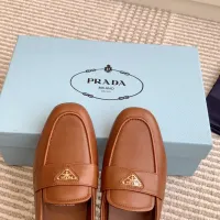 $105.00 USD Prada Leather Shoes For Women #1417855
