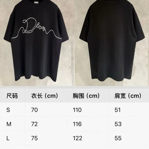 Replica Christian Dior T-Shirts Short Sleeved For Unisex #1418798 $52.00 USD for Wholesale