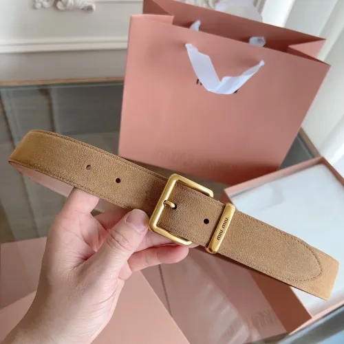 Replica MIU MIU AAA Quality Belts In 3.5cm For Unisex #1419237 $56.00 USD for Wholesale