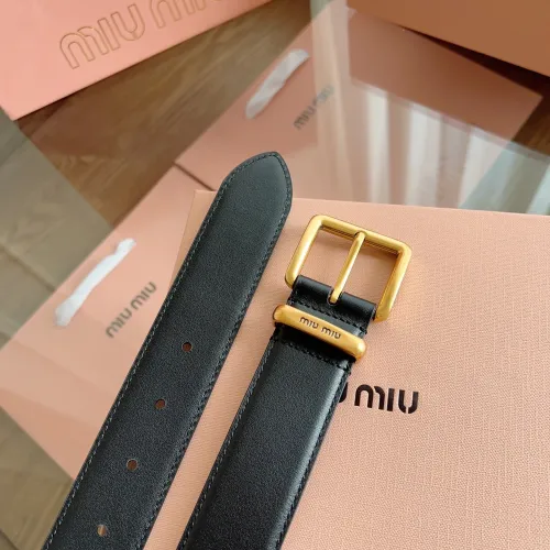 Replica MIU MIU AAA Quality Belts In 3.5cm For Unisex #1419243 $56.00 USD for Wholesale