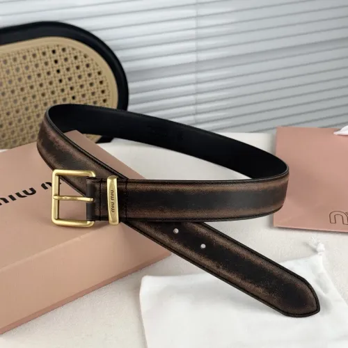 Replica MIU MIU AAA Quality Belts In 3.5cm For Unisex #1419257 $56.00 USD for Wholesale