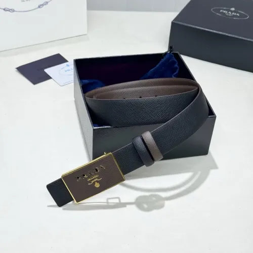 Prada AAA Quality Belts In 3.5cm For Men #1419428 $60.00 USD, Wholesale Replica Prada AAA Quality Belts