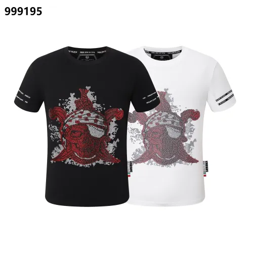 Replica Philipp Plein PP Oversize T-Shirts Short Sleeved For Men #1419468 $29.00 USD for Wholesale