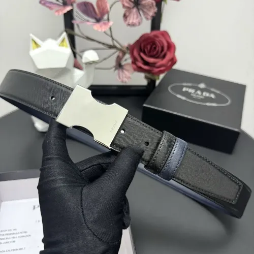 Replica Prada AAA Quality Belts In 3.5cm For Men #1419516 $60.00 USD for Wholesale