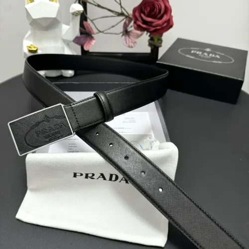 Prada AAA Quality Belts In 3.5cm For Men #1419524 $60.00 USD, Wholesale Replica Prada AAA Quality Belts