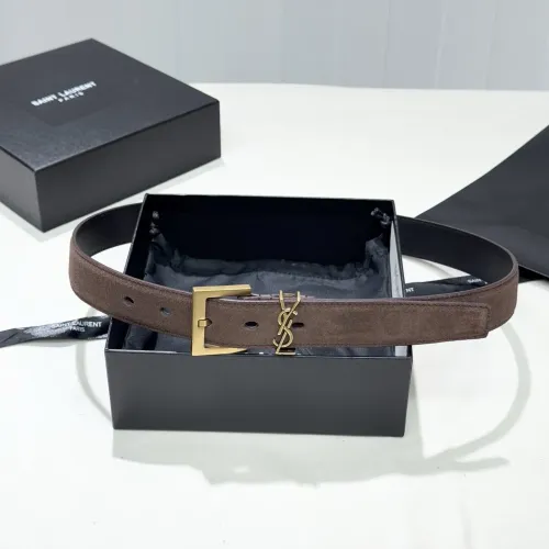 Replica Yves Saint Laurent AAA Quality Belts In 3.0cm For Women #1419891 $45.00 USD for Wholesale