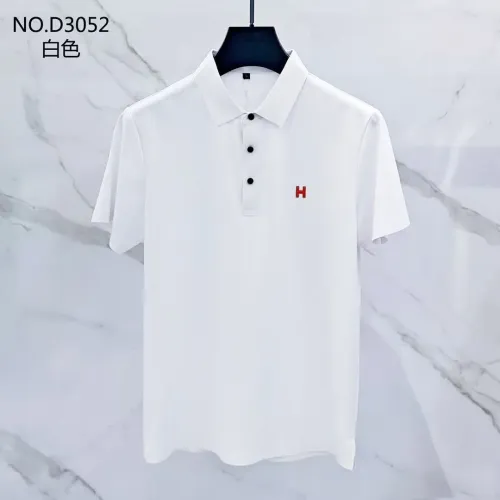 Hermes T-Shirts Short Sleeved For Men #1420302 $40.00 USD, Wholesale Replica Hermes T-Shirts