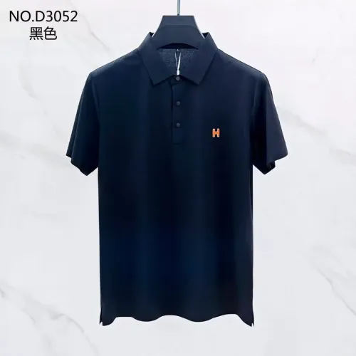 Replica Hermes T-Shirts Short Sleeved For Men #1420304 $40.00 USD for Wholesale