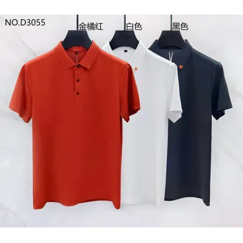 Replica Hermes T-Shirts Short Sleeved For Men #1420305 $40.00 USD for Wholesale