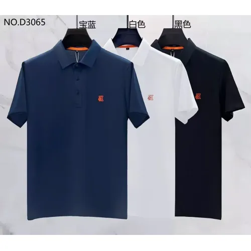 Replica Hermes T-Shirts Short Sleeved For Men #1420331 $40.00 USD for Wholesale