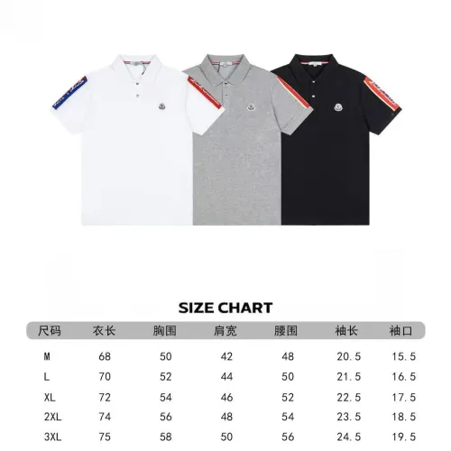 Replica Moncler T-Shirts Short Sleeved For Men #1420402 $39.00 USD for Wholesale